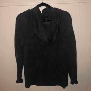 Grey cowl neck sweater